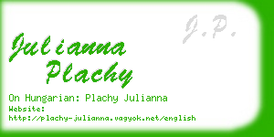 julianna plachy business card